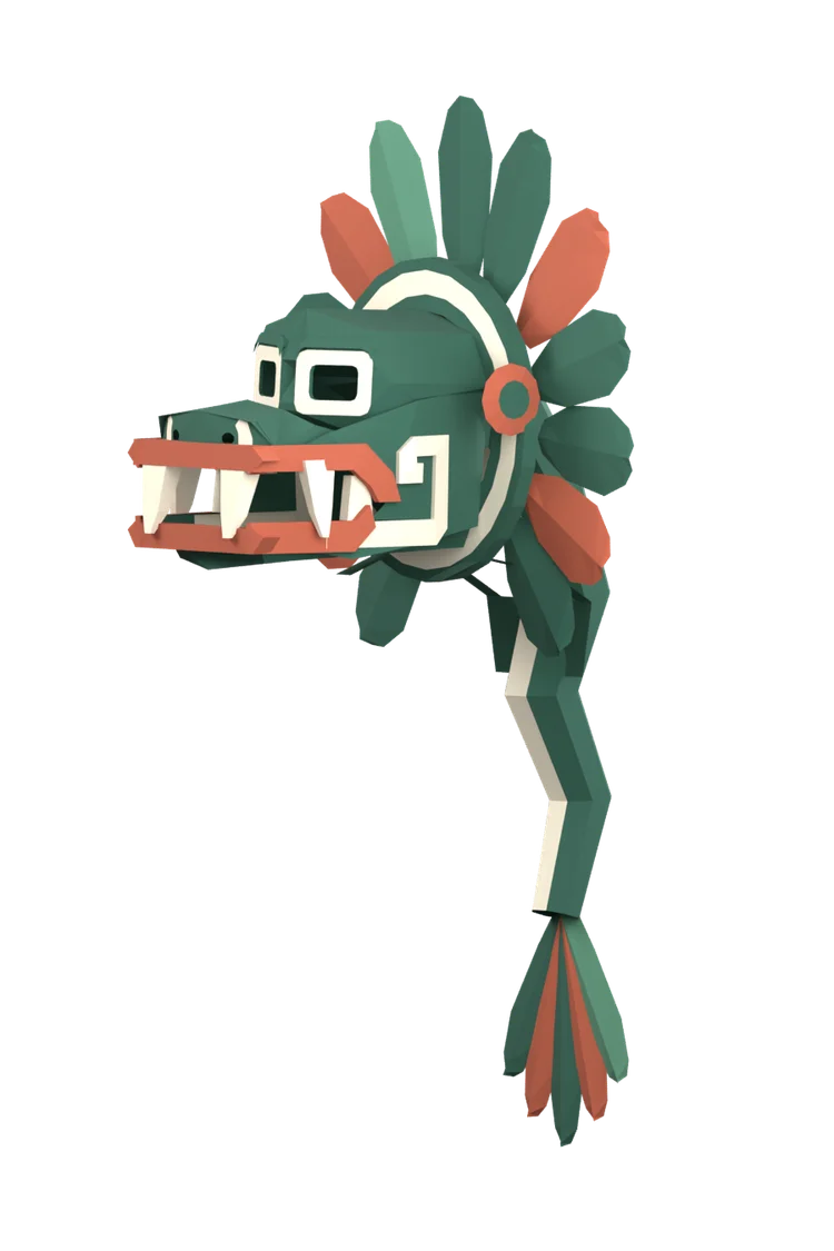 Render de Quetzalcóatl · Aurora