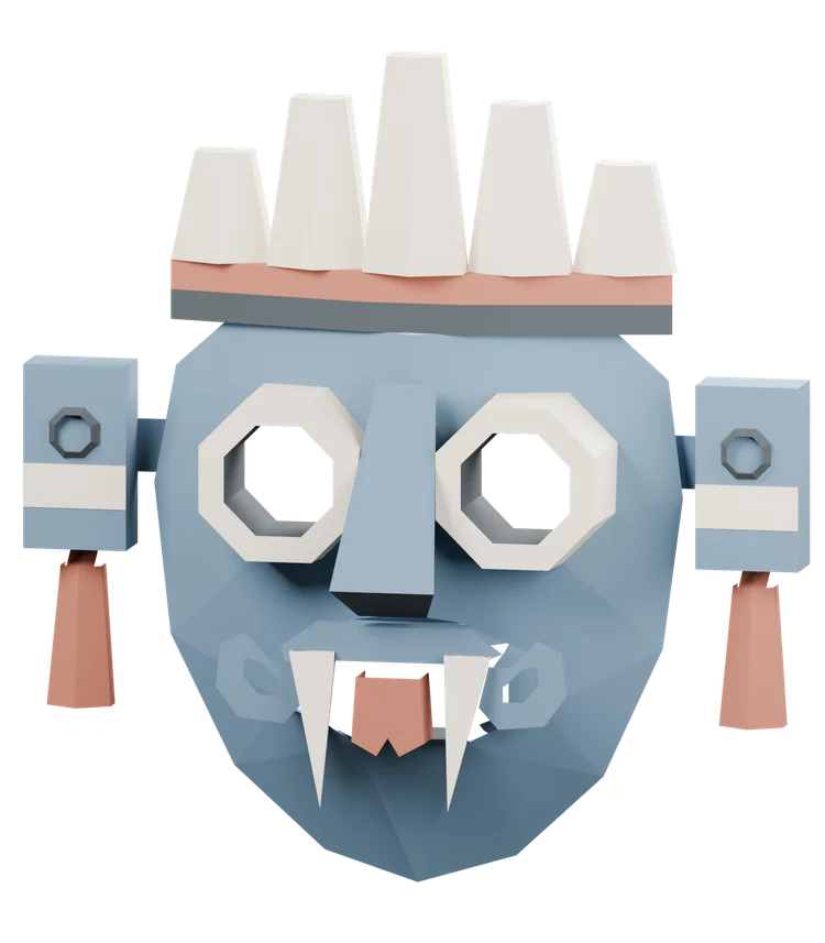 Render de Tláloc · Cerros